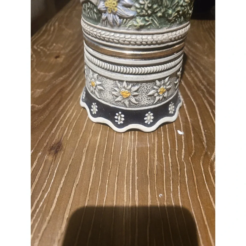 Vintage GERZ W Germany Musical Beer Stein MAPSA Pewter Lid 11